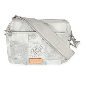 Louis Vuitton Stone Gray Damier Salt Canvas Trio Messenger